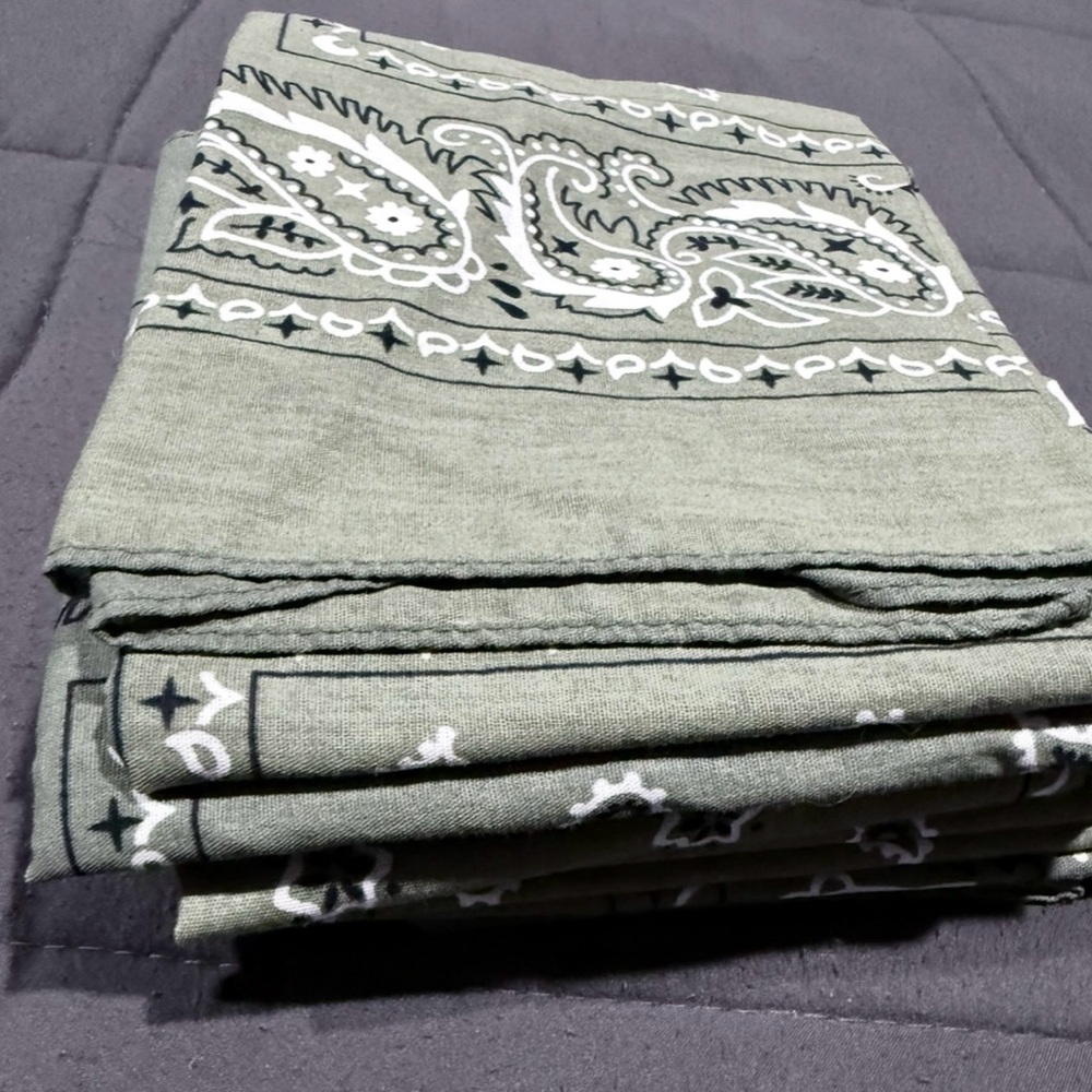 Olive Green Bandanas